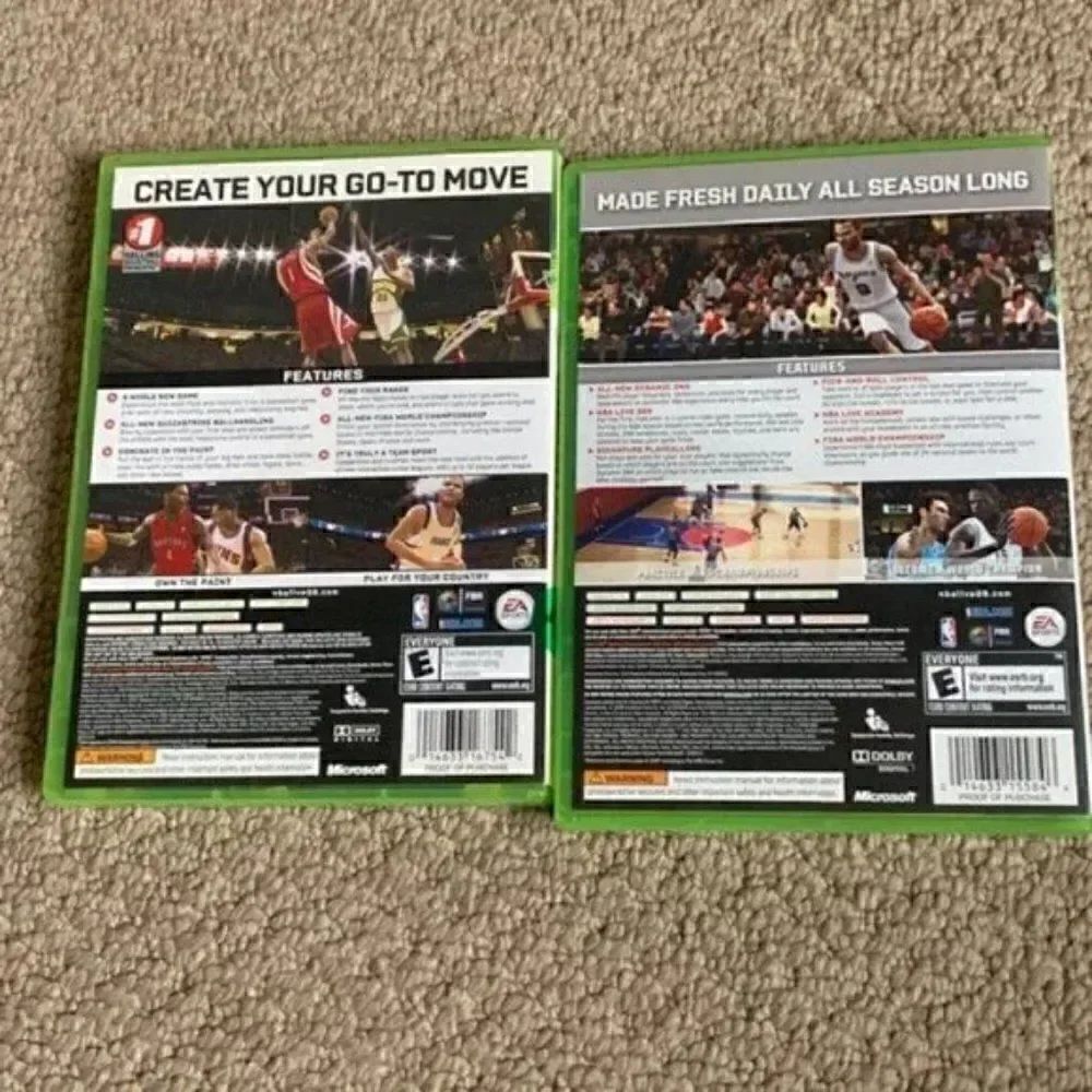 XBox 360 NBA Live 08 and 09 ⭐️ - Picture 3 of 4